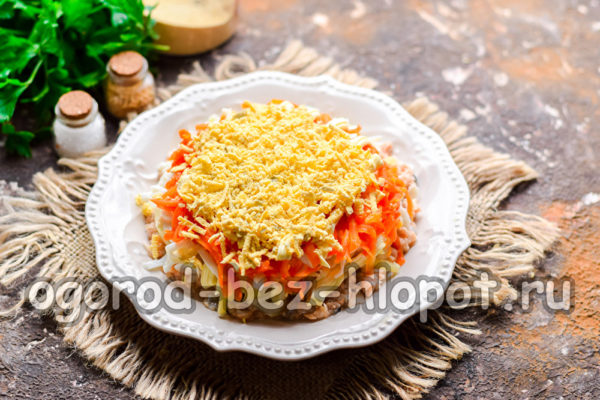 слой от яйчни жълтъци