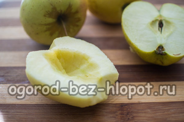 couper et peler les pommes