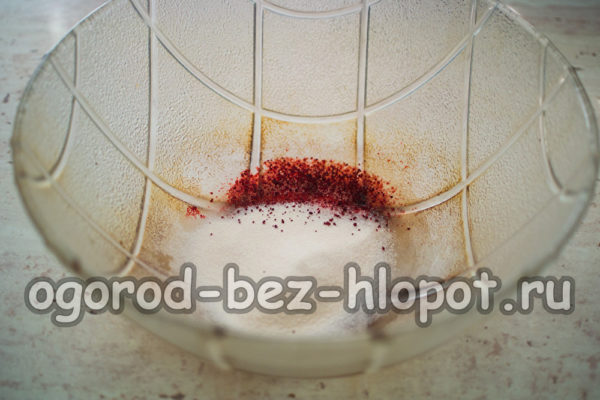 mélanger le colorant et l'agar-agar