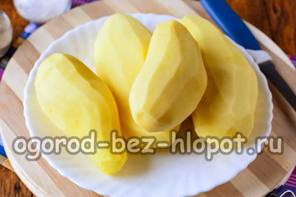 Kartoffeln schälen