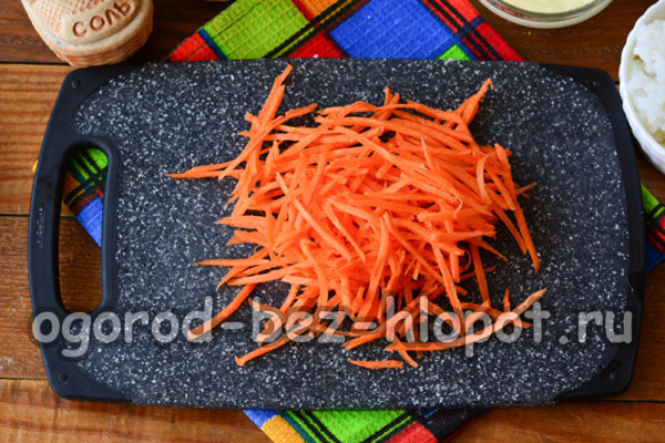 râper les carottes