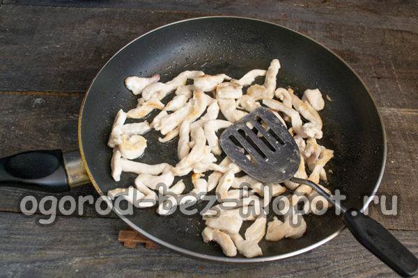 faire frire le filet de poulet