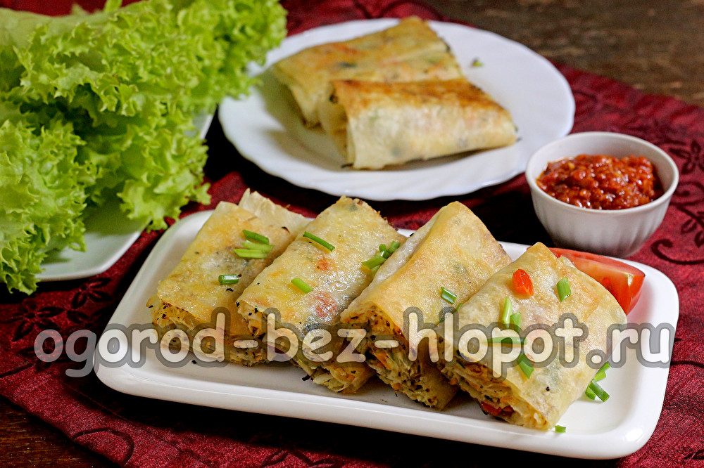 Antipasto di lavash "Ospiti sotto shock"
