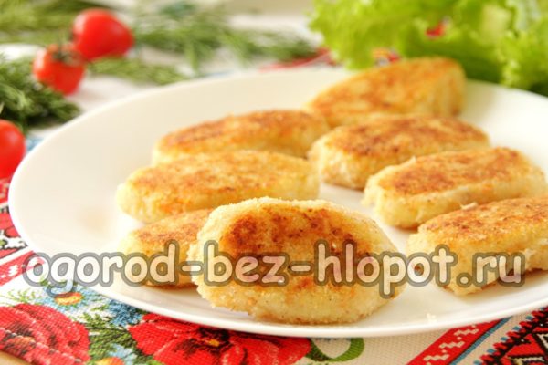 Die Koteletts sind fertig.