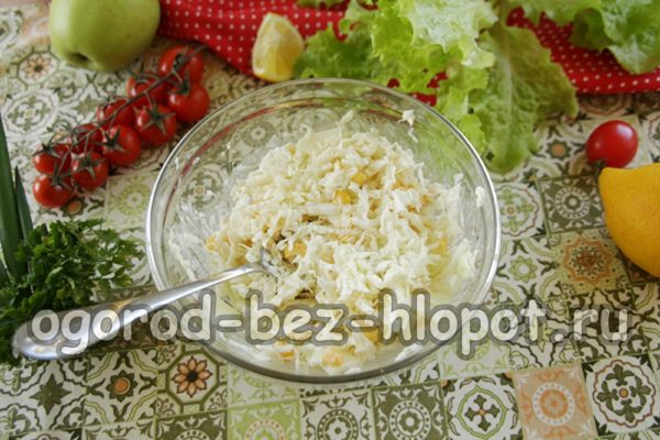 assaisonnez la salade