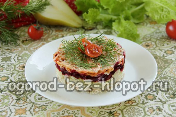 تزيين بالطماطم والأعشاب