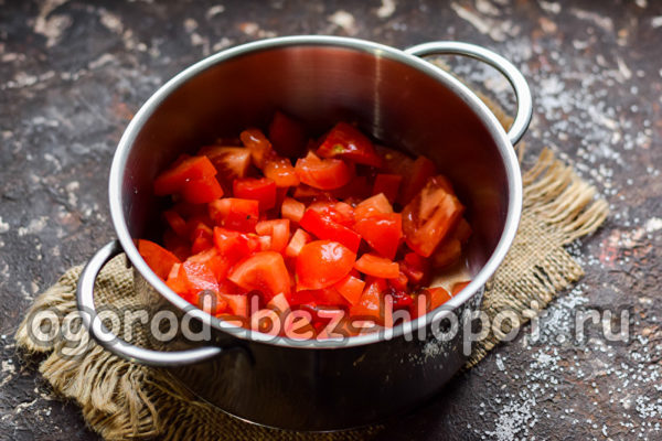 تقطيع الطماطم