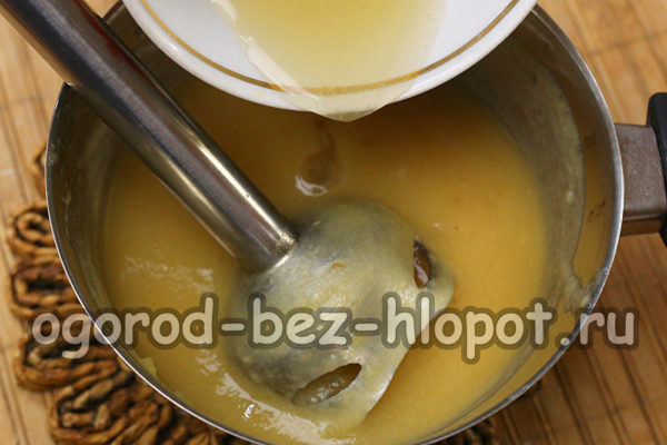 ajouter de la gélatine à la purée