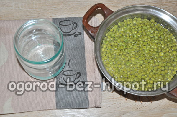 in ein Glas umfüllen