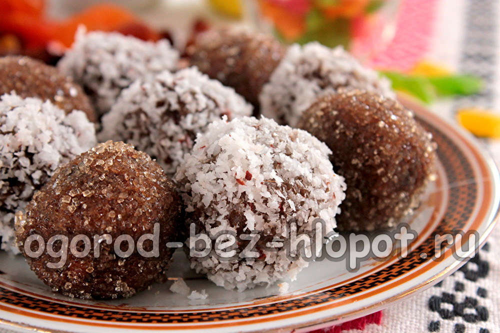 Dulces de Cuaresma elaborados con frutas secas y frutos secos