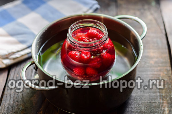 les framboises ont libéré du jus