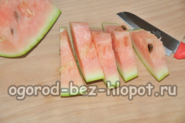 couper la pastèque