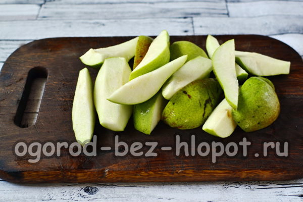 couper les poires