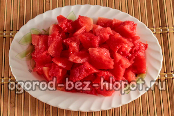 Wassermelonenfruchtfleisch