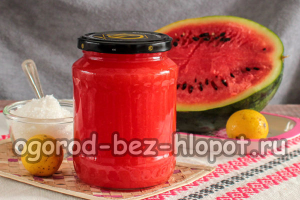 Wassermelonensaft ohne Entsafter