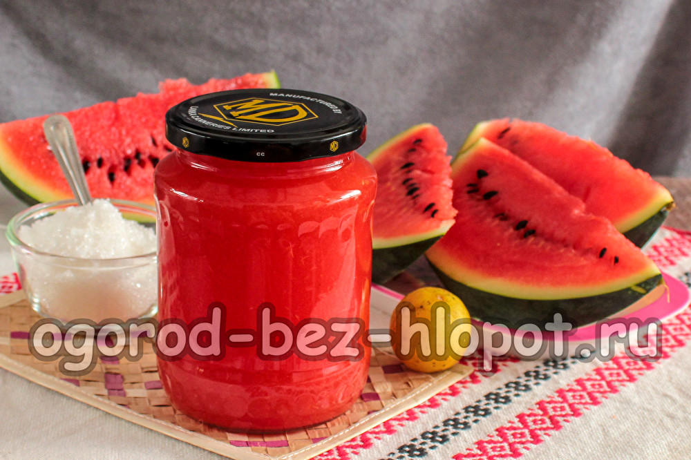 Wassermelonensaft für den Winter