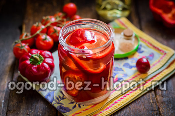 мариновани люти чушки с мед