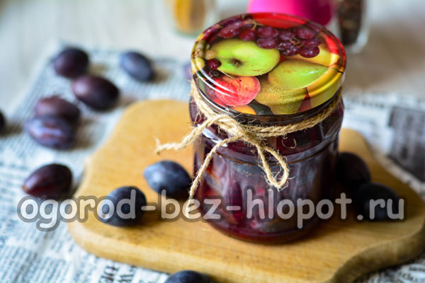 prunes épicées à la cannelle