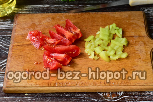 Tomaten und Paprika