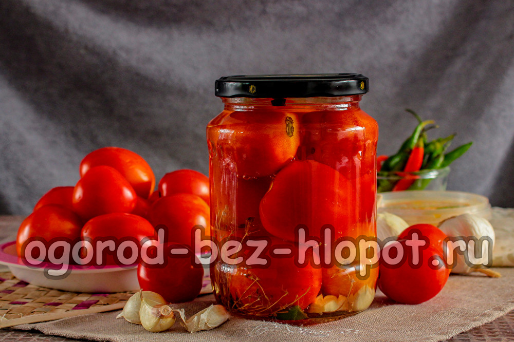 Tomaten mit Honig: ein Winterrezept