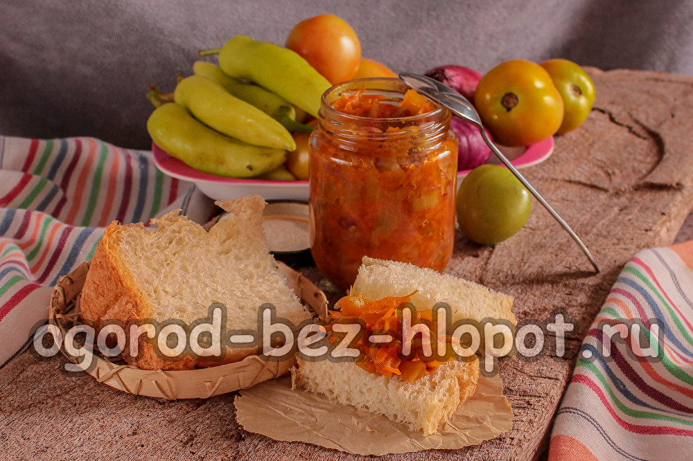 grüner Tomatenkaviar