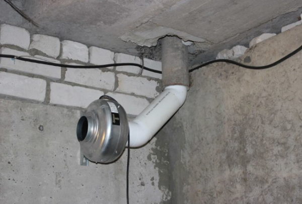 ventilazione in cantina