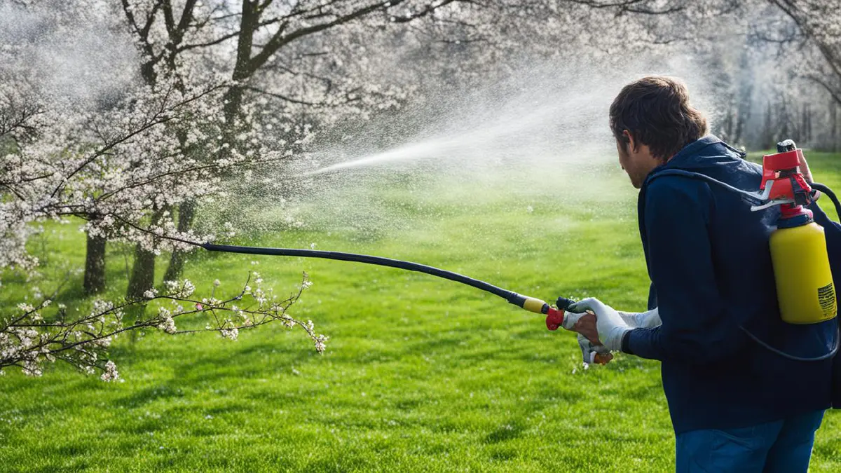 Fumigación de árboles