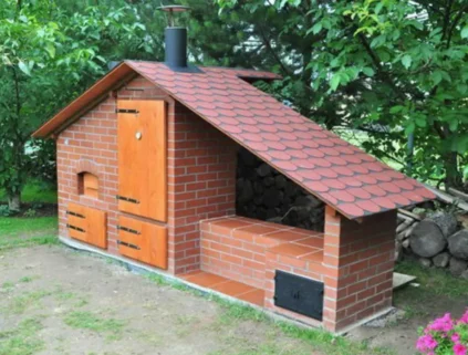 smokehouse at the dacha